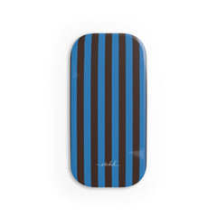 Espresso And Cerulean Click-On Phone Grip by etchd