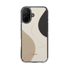 Neutral Curves Clear Magnetic Phone Case by etchd, view 13