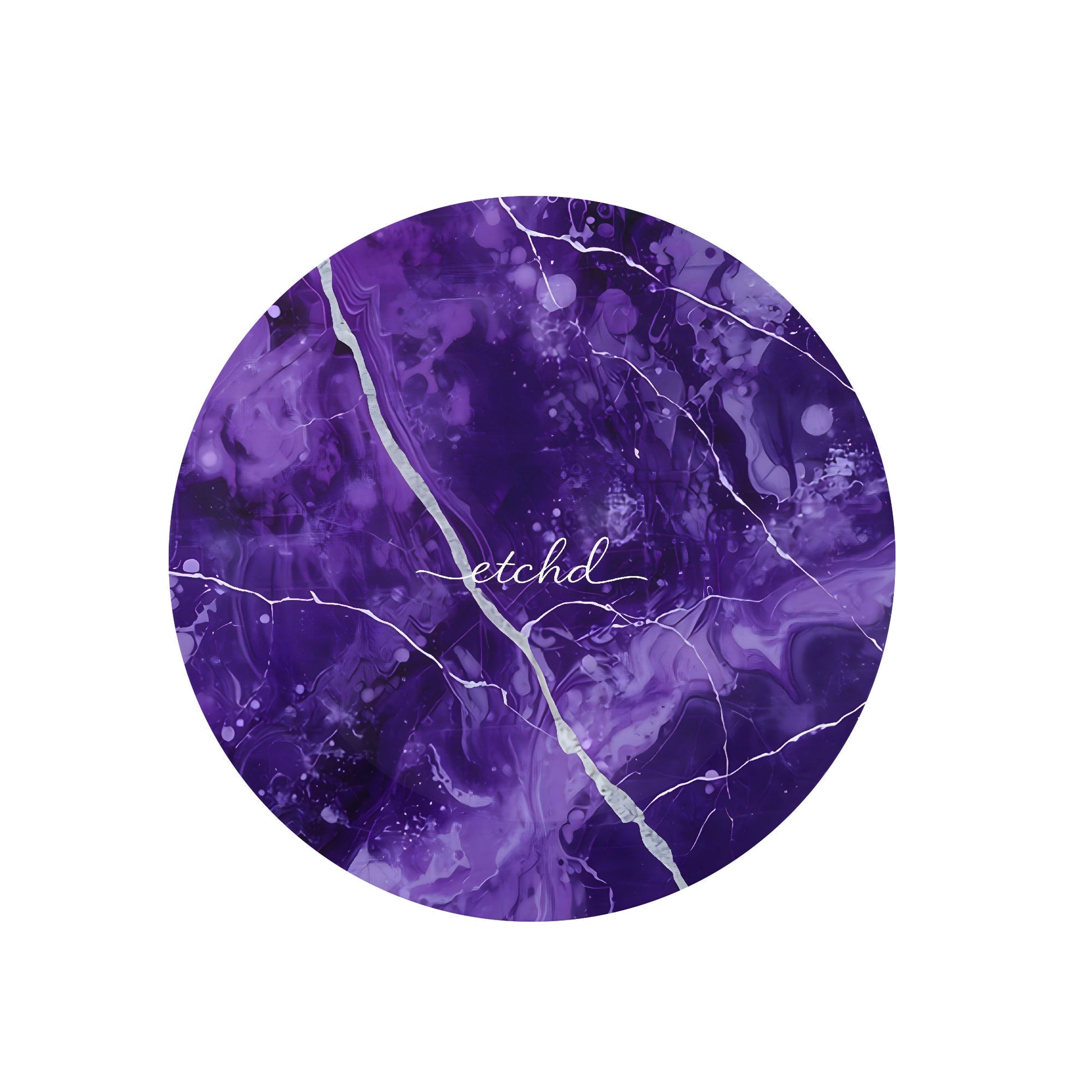 Amethyst Phone Grip And Stand by etchd, view 2