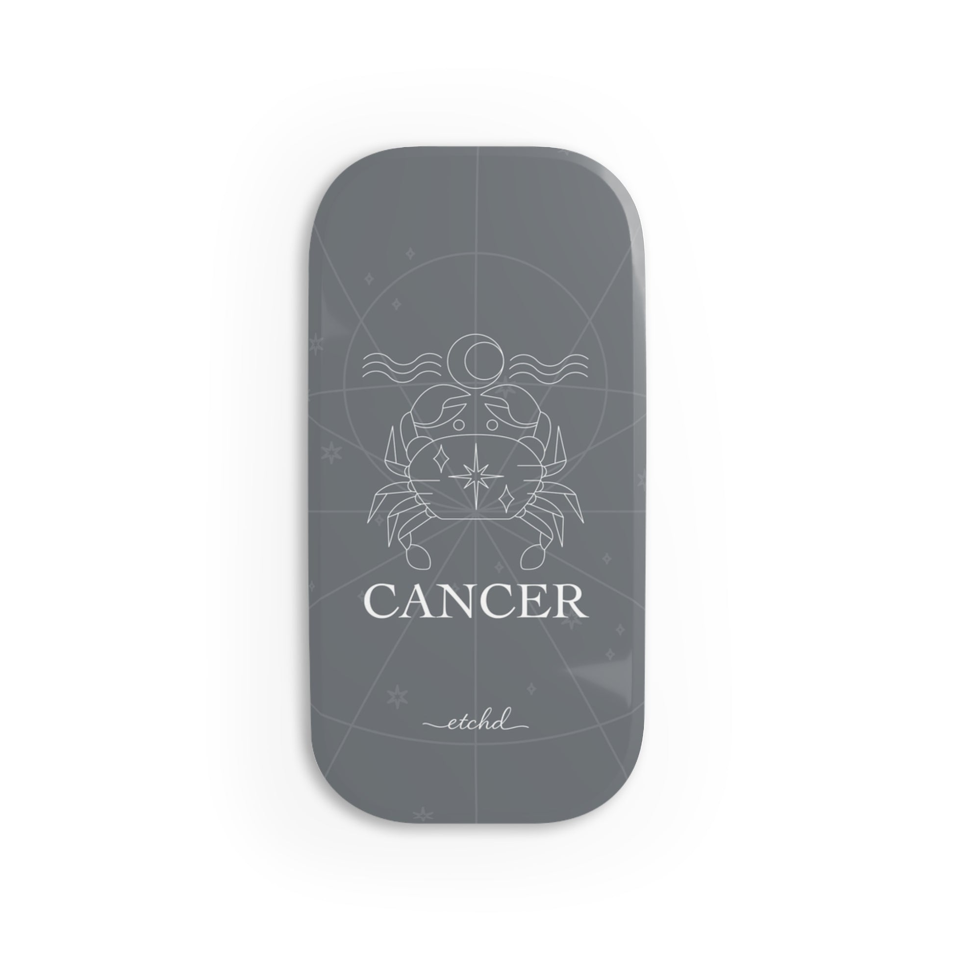 Cancer Click-On Phone Grip by etchd