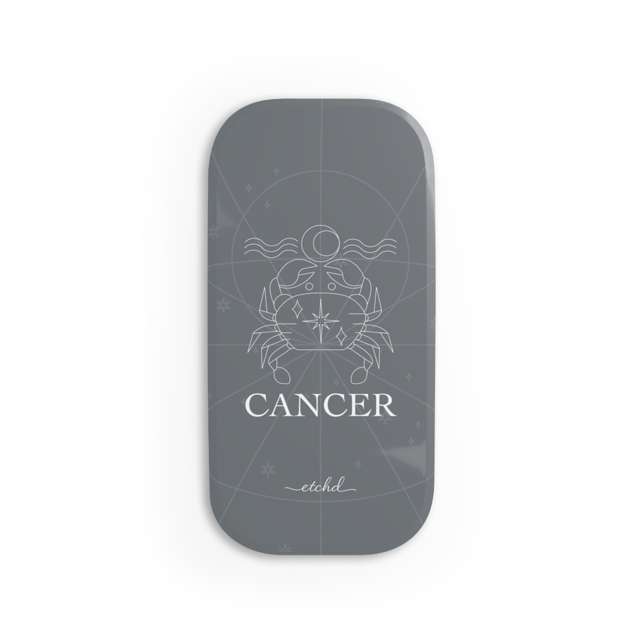 Cancer Click-On Phone Grip by etchd