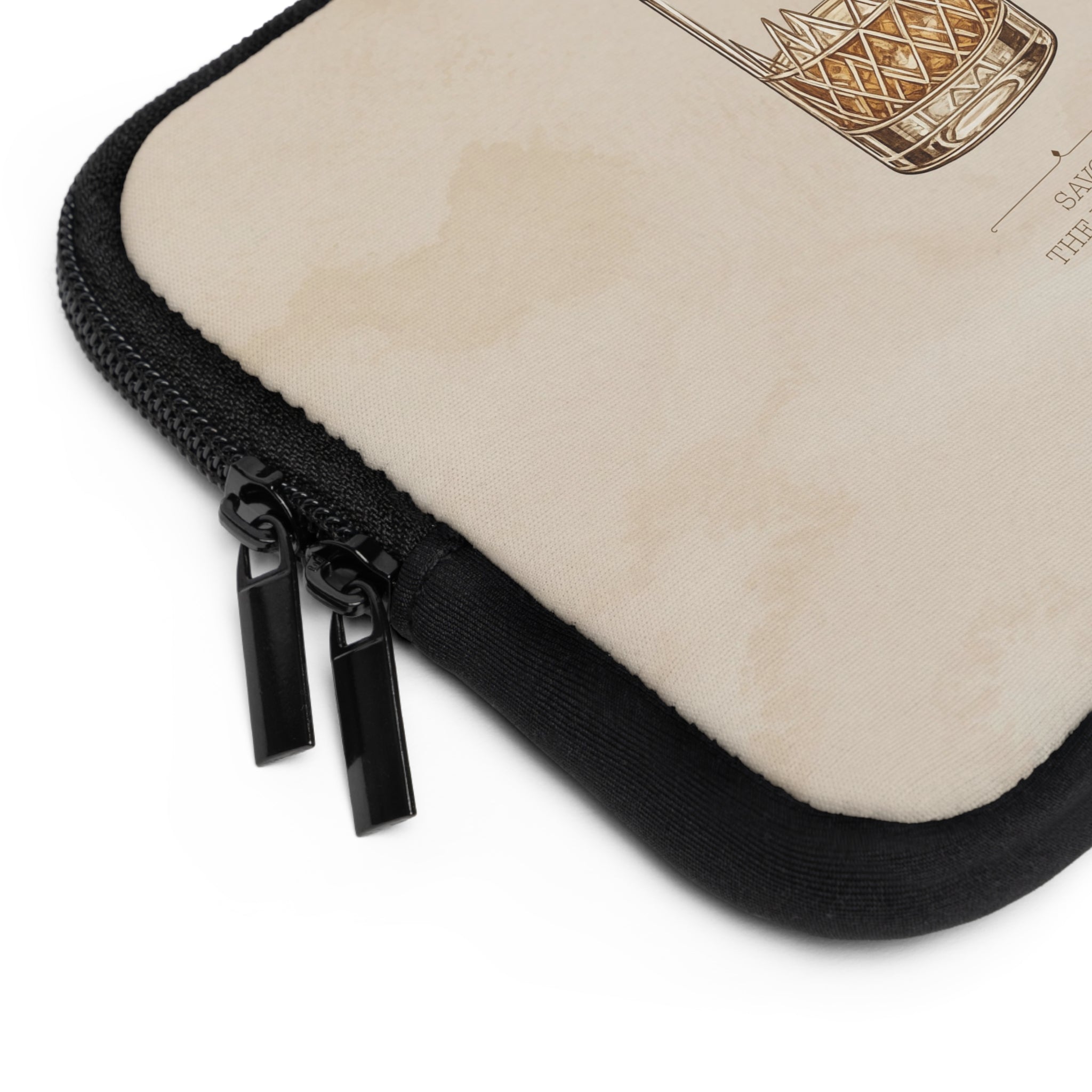 Savor the Moment Laptop Sleeve by etchd, view 2