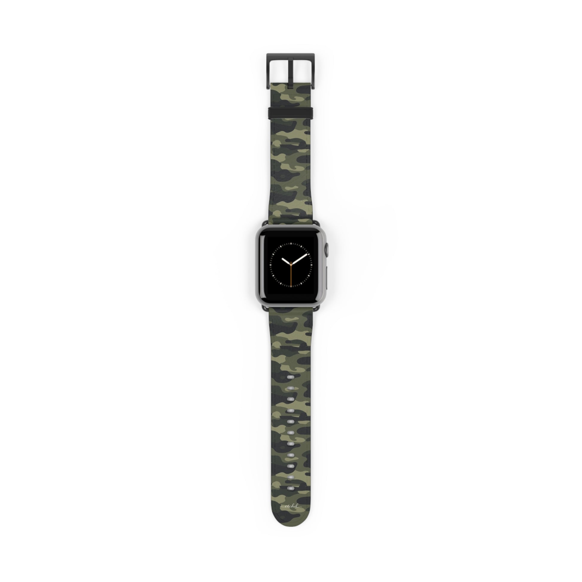 Green Camo Smartwatch Strap by etchd