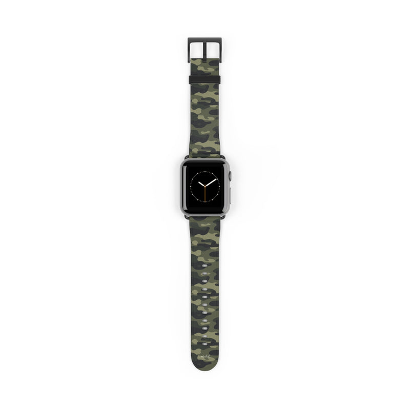 Green Camo Bracelet montre connectée-zoom-