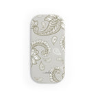 Beige Paisley Agarre clipsable para móvil