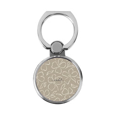 Neutral Floral Classic Ring Holder by etchd