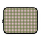 Green & Pink Gingham Custodia per laptop