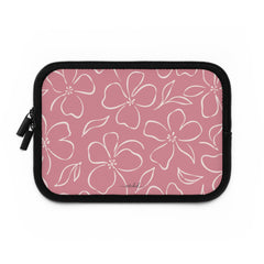 Blush & Cream Floral Laptop Sleeve by etchd, view 2
