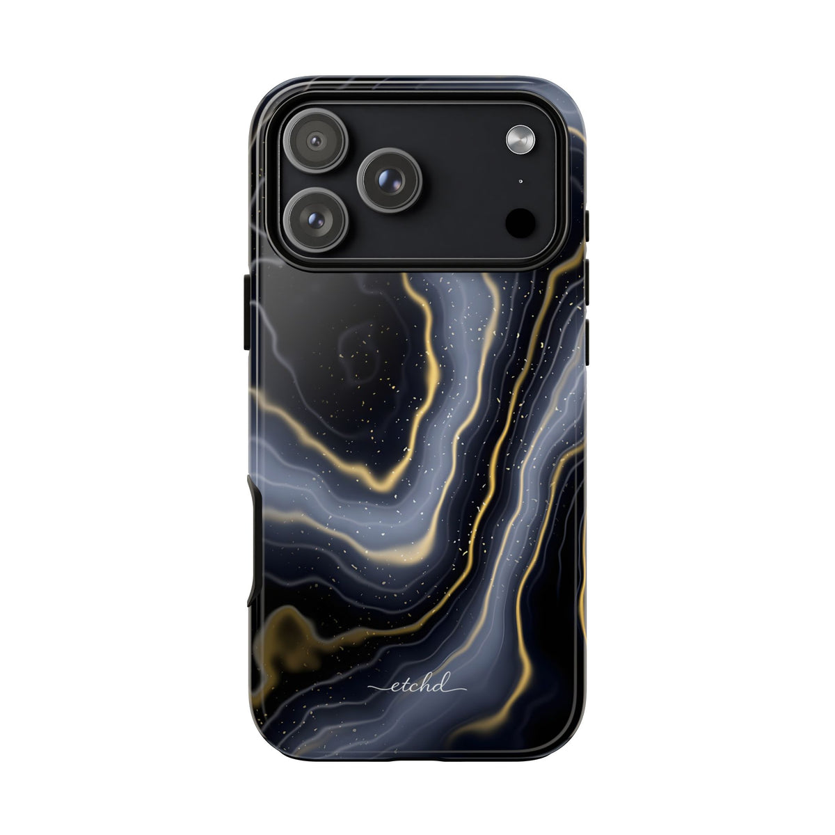 Obsidian Gold Phone Case by etchd, view 59