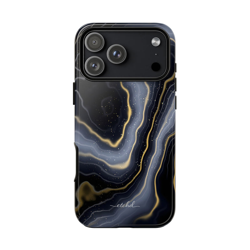 Obsidian Gold Phone Case by etchd, view 59