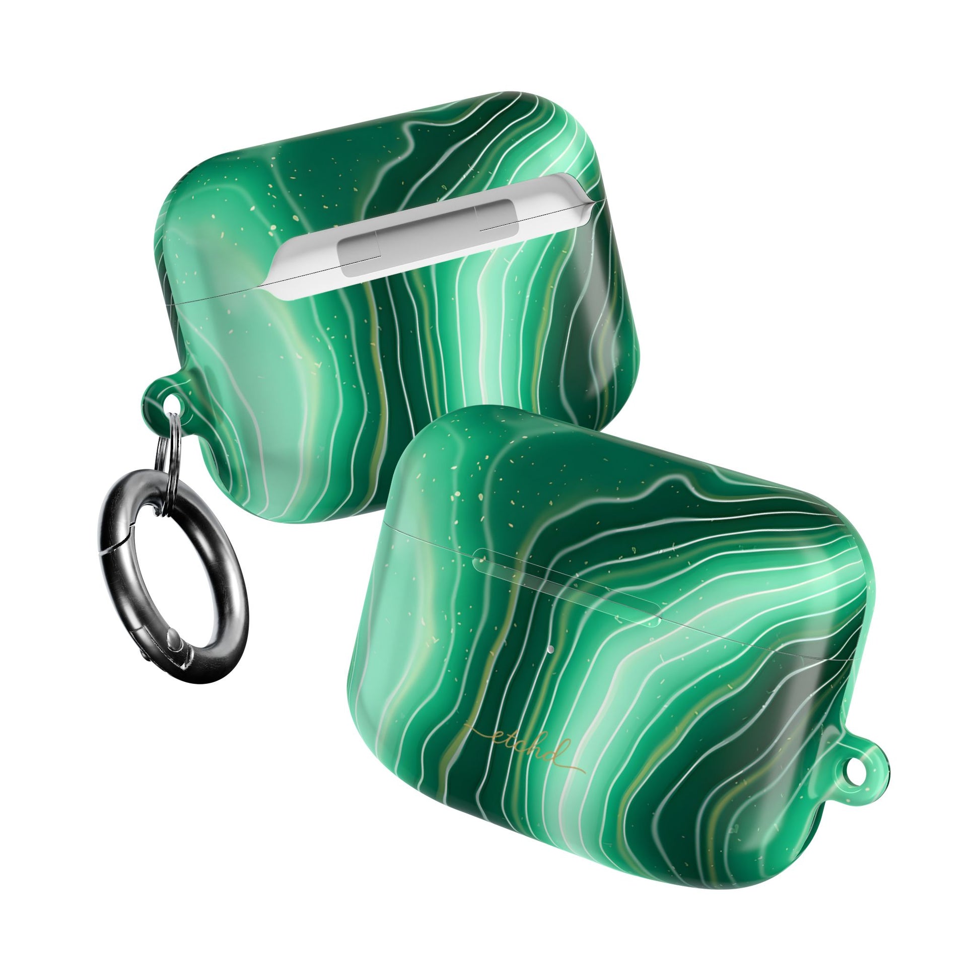 Emerald AirPod Case by etchd, view 10