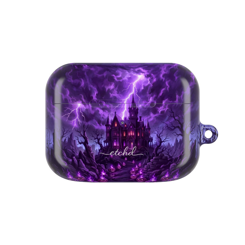 Violet Haunt AirPod Case by etchd