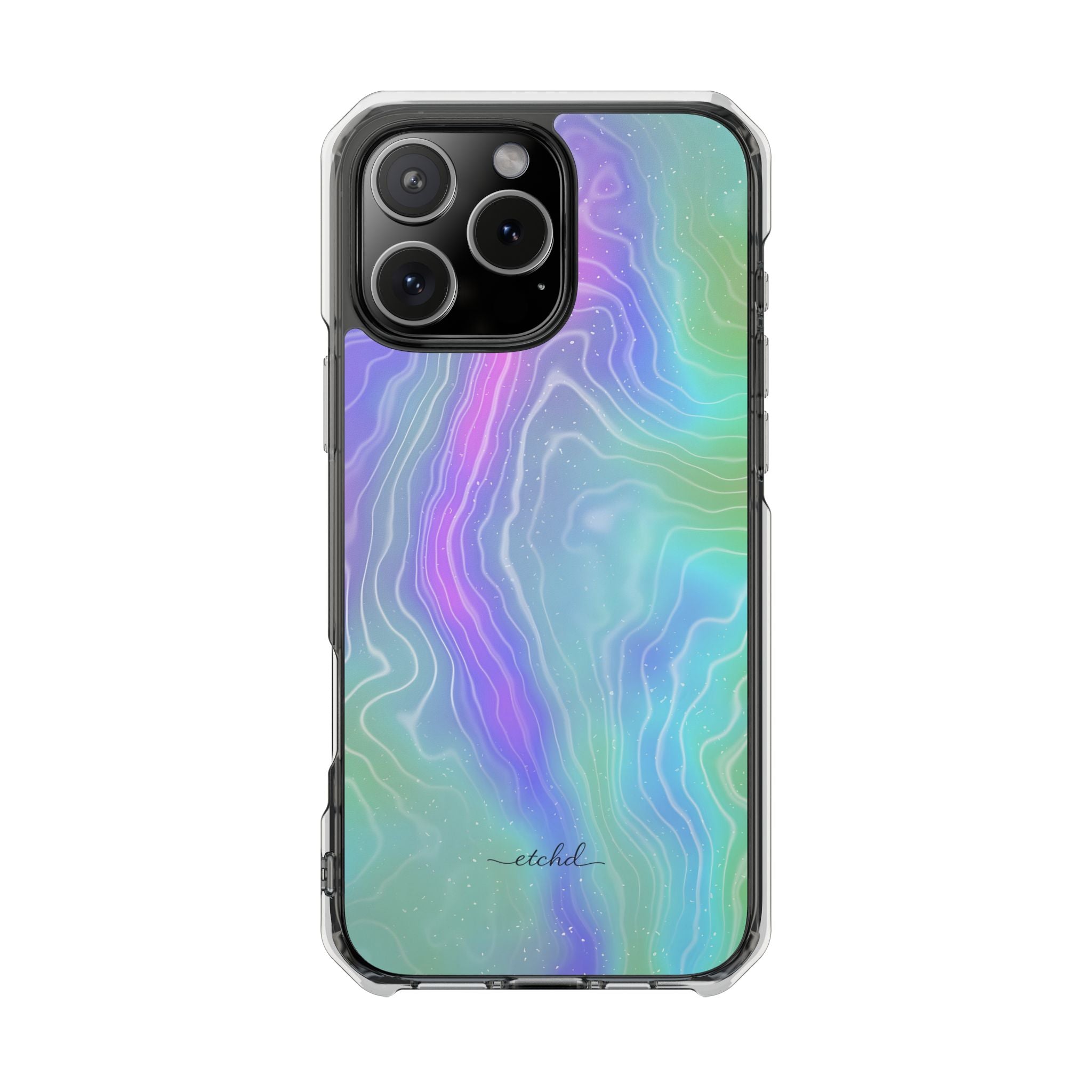 Opal Clear Magnetic Phone Case by etchd