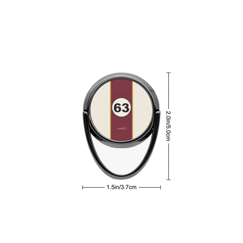 Retro Racing Handy Ring-Halterung-zoom-