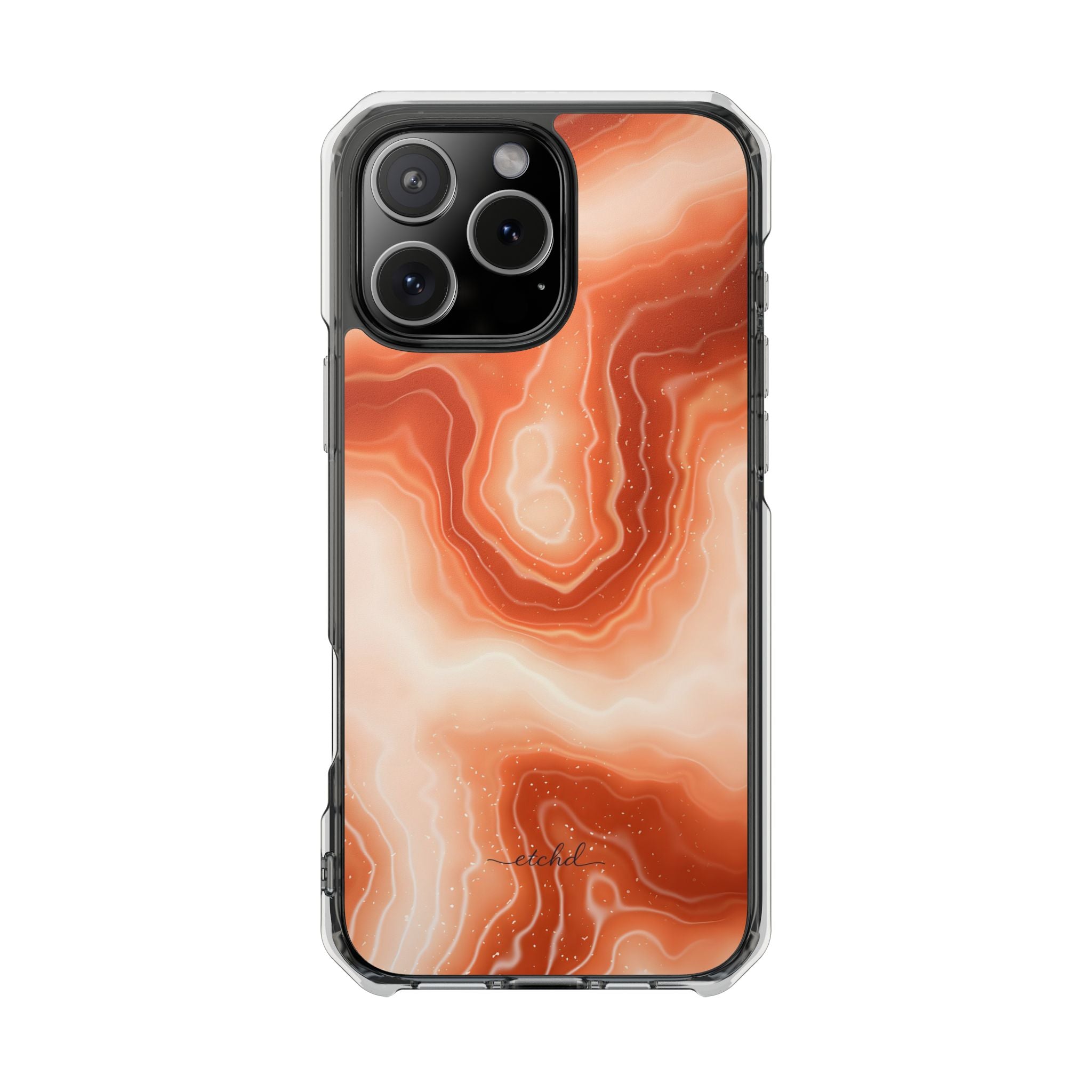 Coral Reef Clear Magnetic Phone Case by etchd