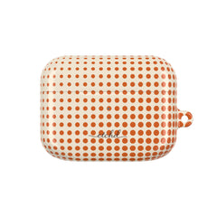 Tangerine Halftone Funda para AirPods de etchd
