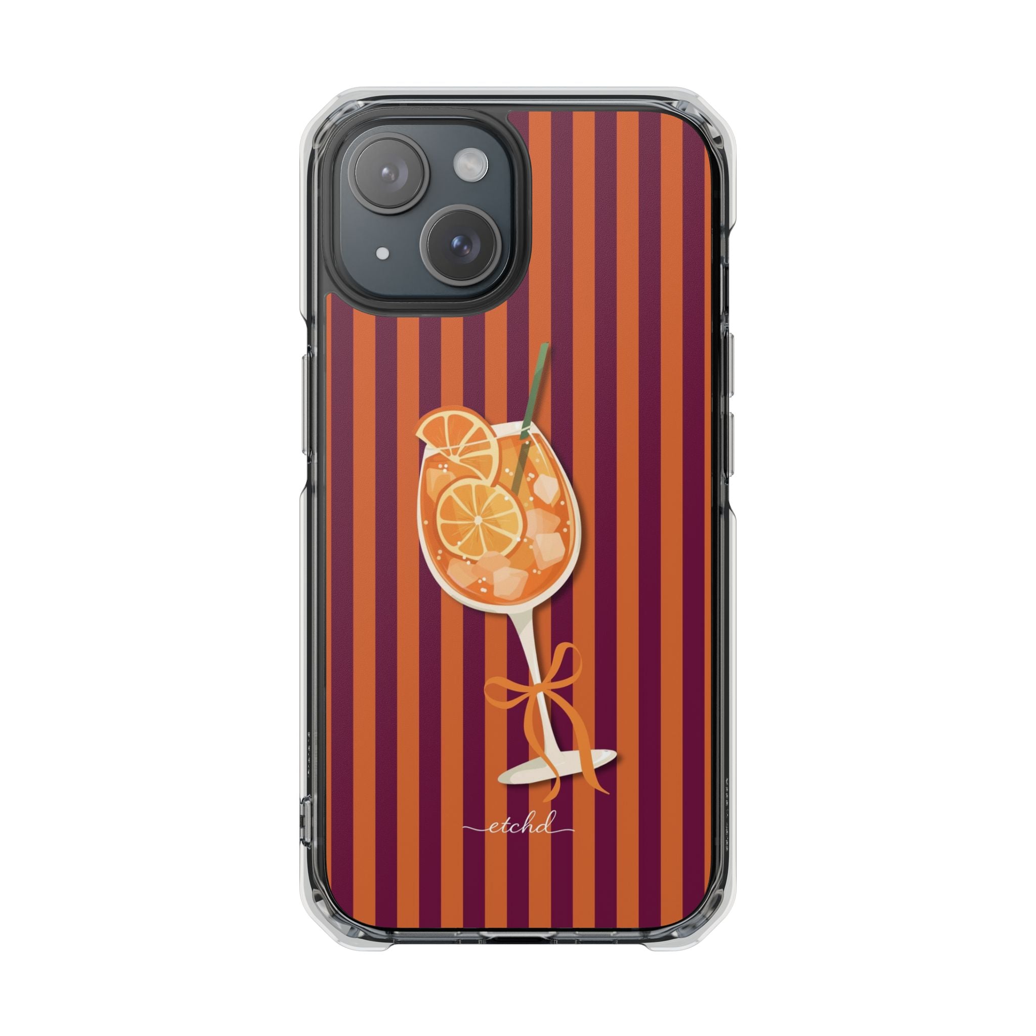 Aperol Spritz Clear Magnetic Phone Case