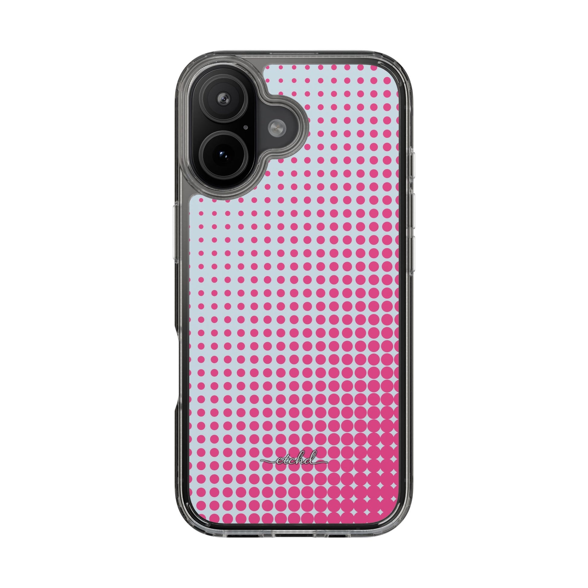 Bubblegum Halftone Transparente Handyhülle-35