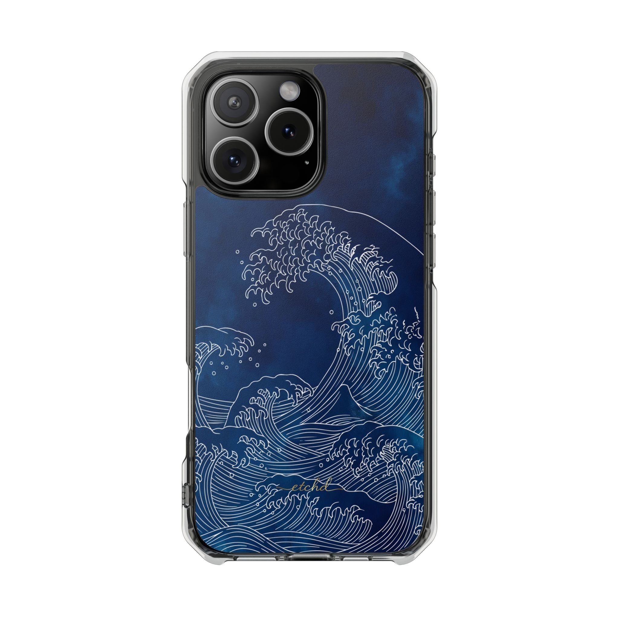 Ocean Wave Clear Magnetic Phone Case – designer phone case by etchd