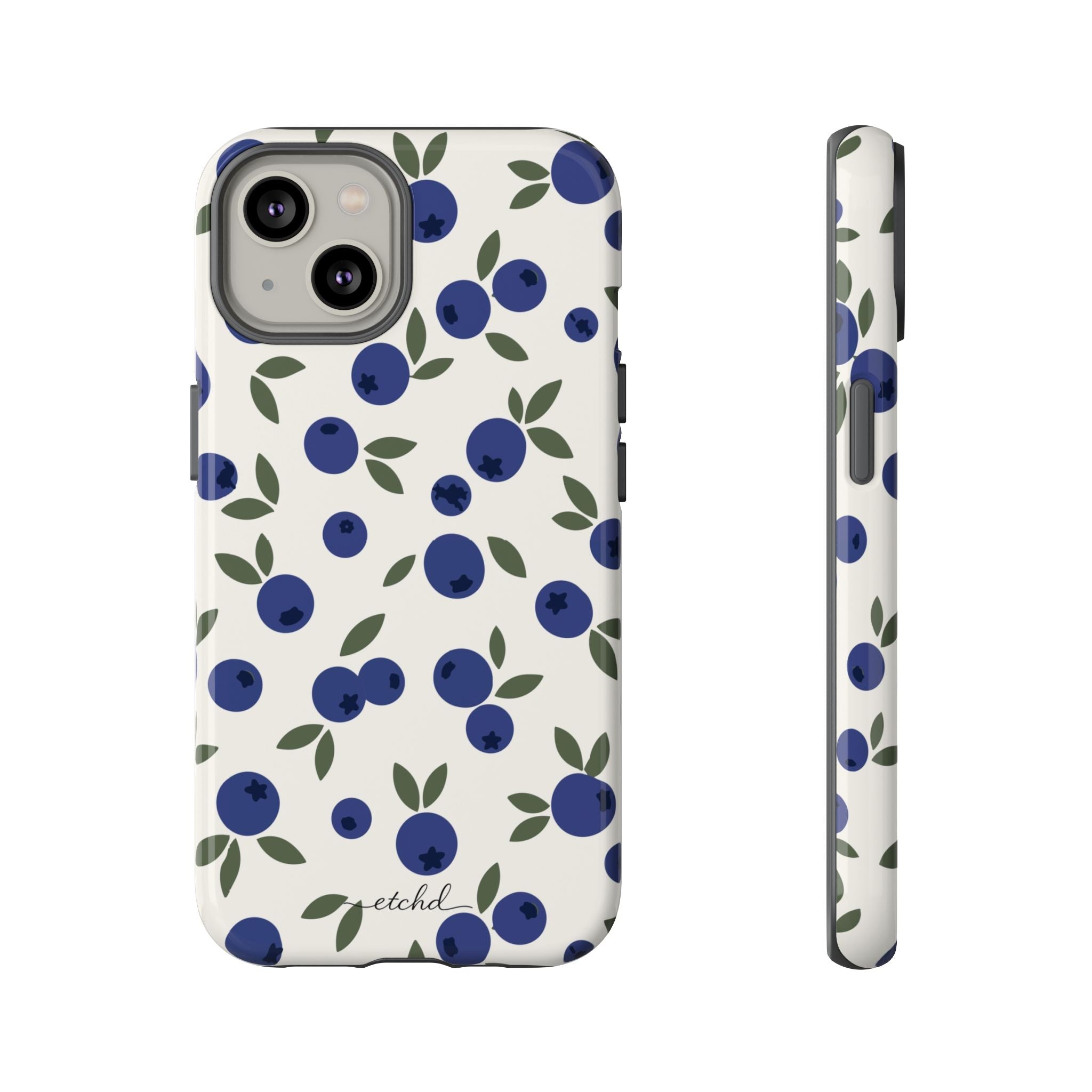 Blueberry Phone Case by etchd, view 2