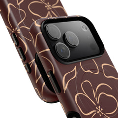 Cherry & Peach Floral Magnetic Phone Case by etchd, view 100
