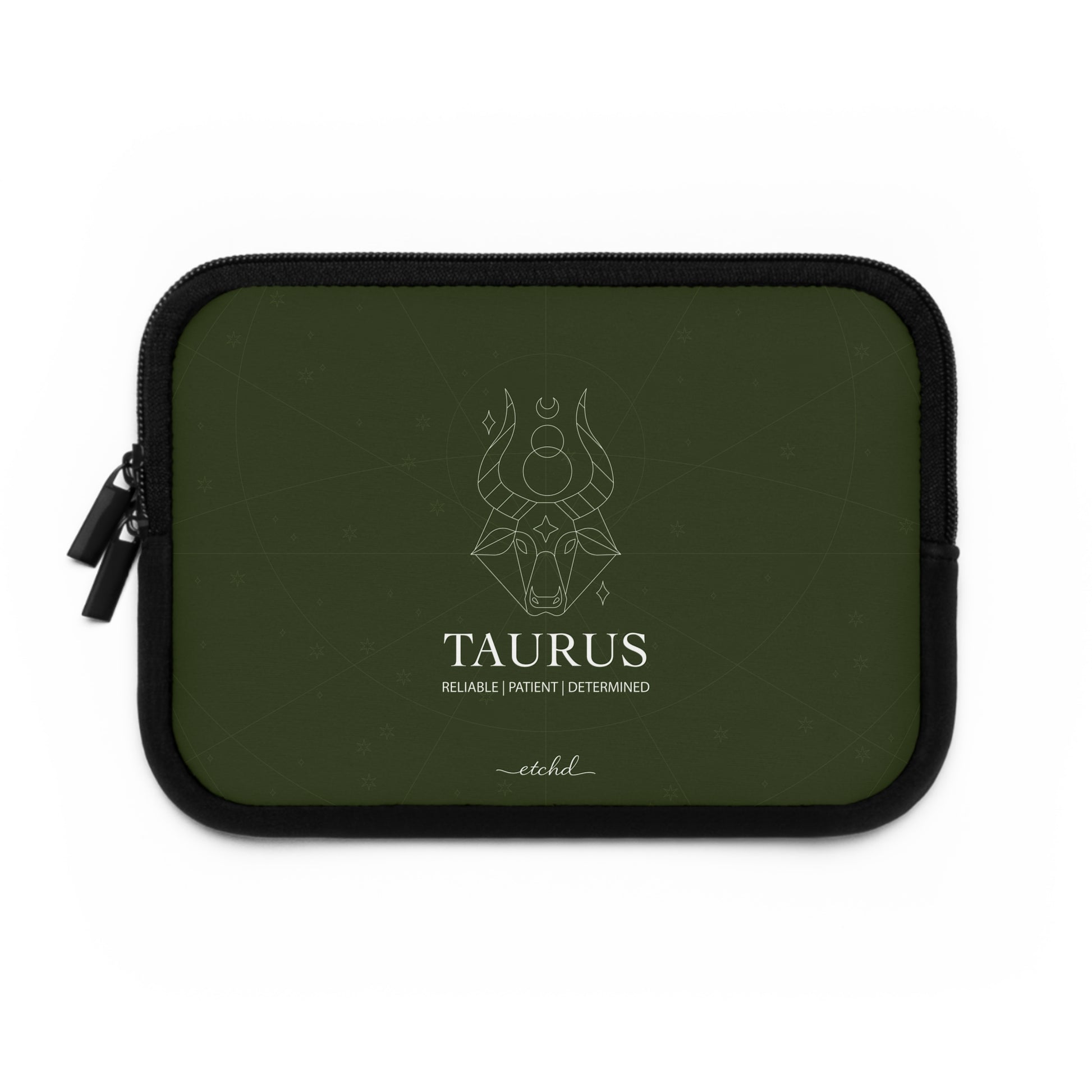 Taurus Laptop Sleeve by etchd, view 2