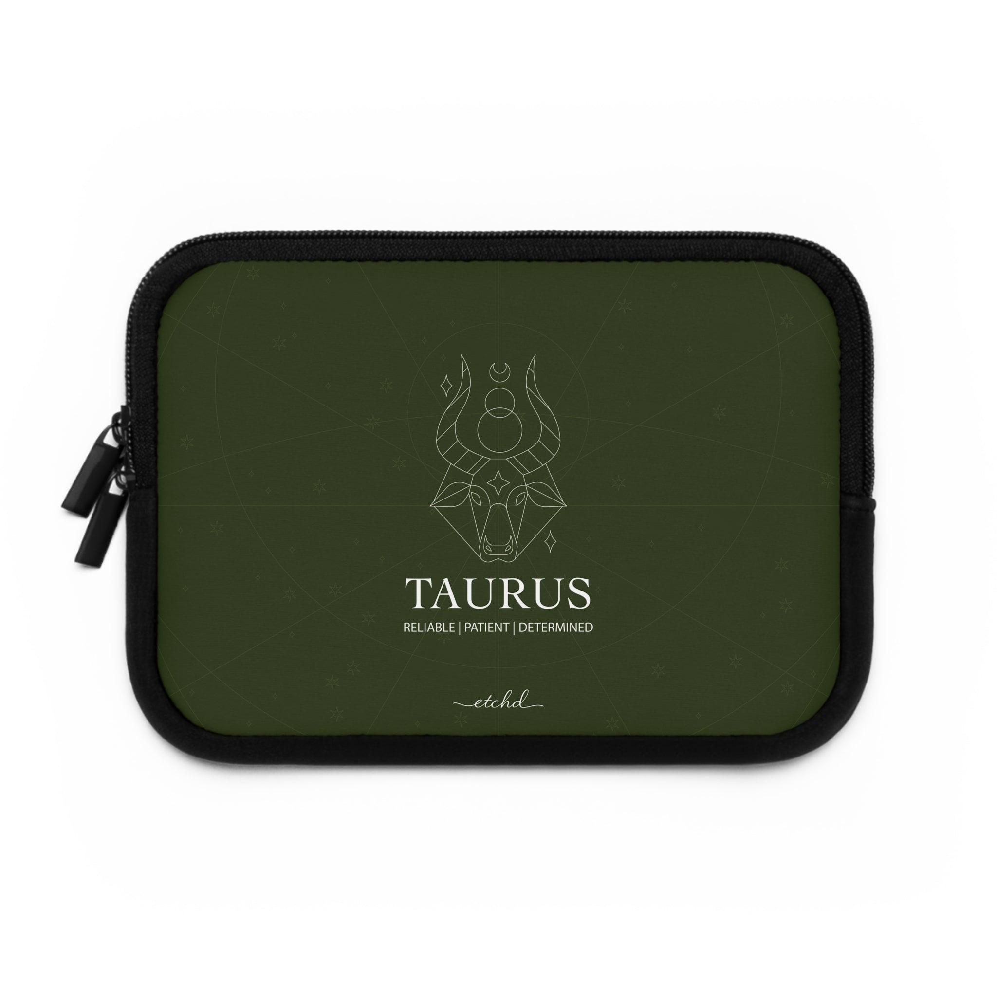 Taurus Laptop Sleeve by etchd, view 2