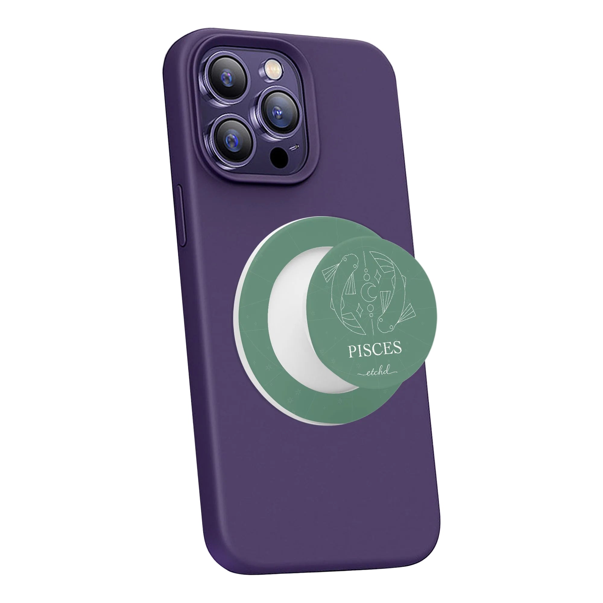 Pisces Phone Grip And Stand by etchd, view 7