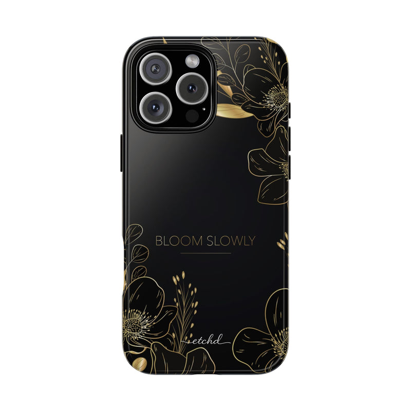Bloom Slowly Phone Case by etchd