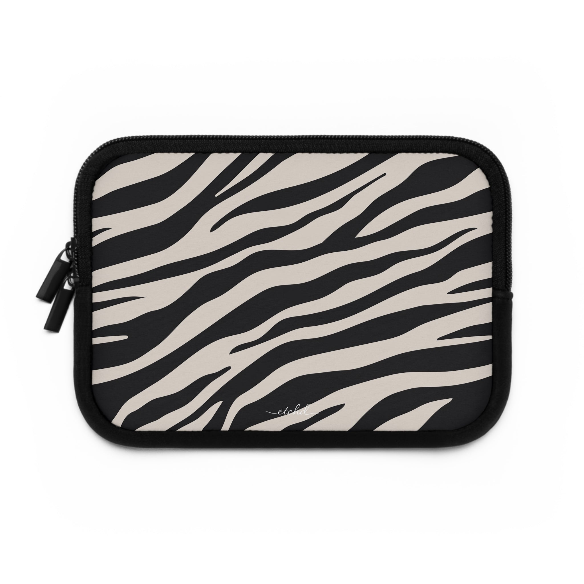 Zebra Print Laptop Sleeve by etchd, view 2