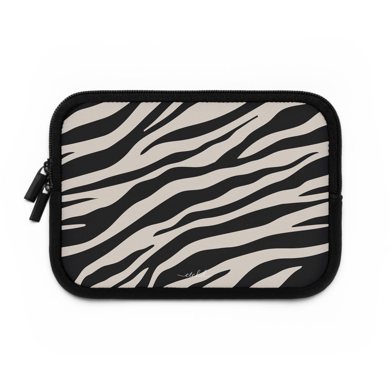 Zebra Print Laptop Sleeve by etchd, view 2