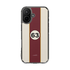 Retro Racing Clear Magnetic Phone Case by etchd, view 13