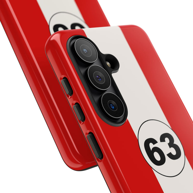 Monza Red Phone Case by etchd, view 209