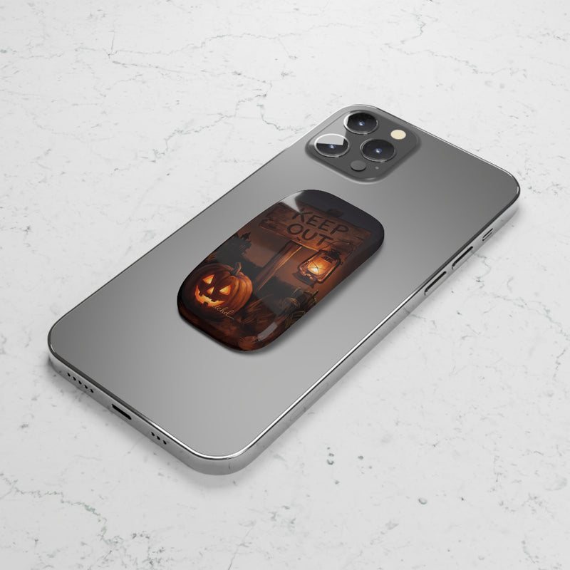 Keep Out Click-On Phone Grip by etchd, view 5