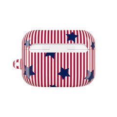 Red Stripes & Blue Stars AirPod Case by etchd, view 7