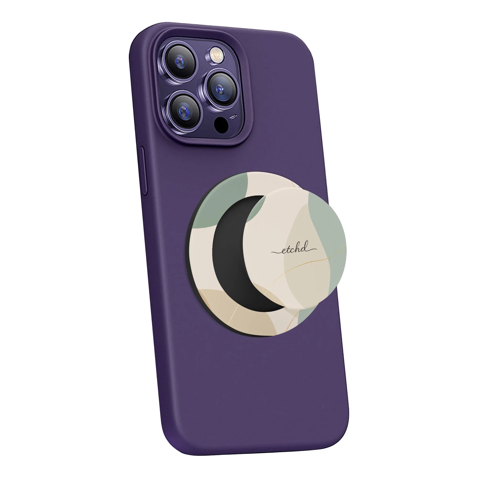 Earth Tone Phone Grip And Stand by etchd, view 4