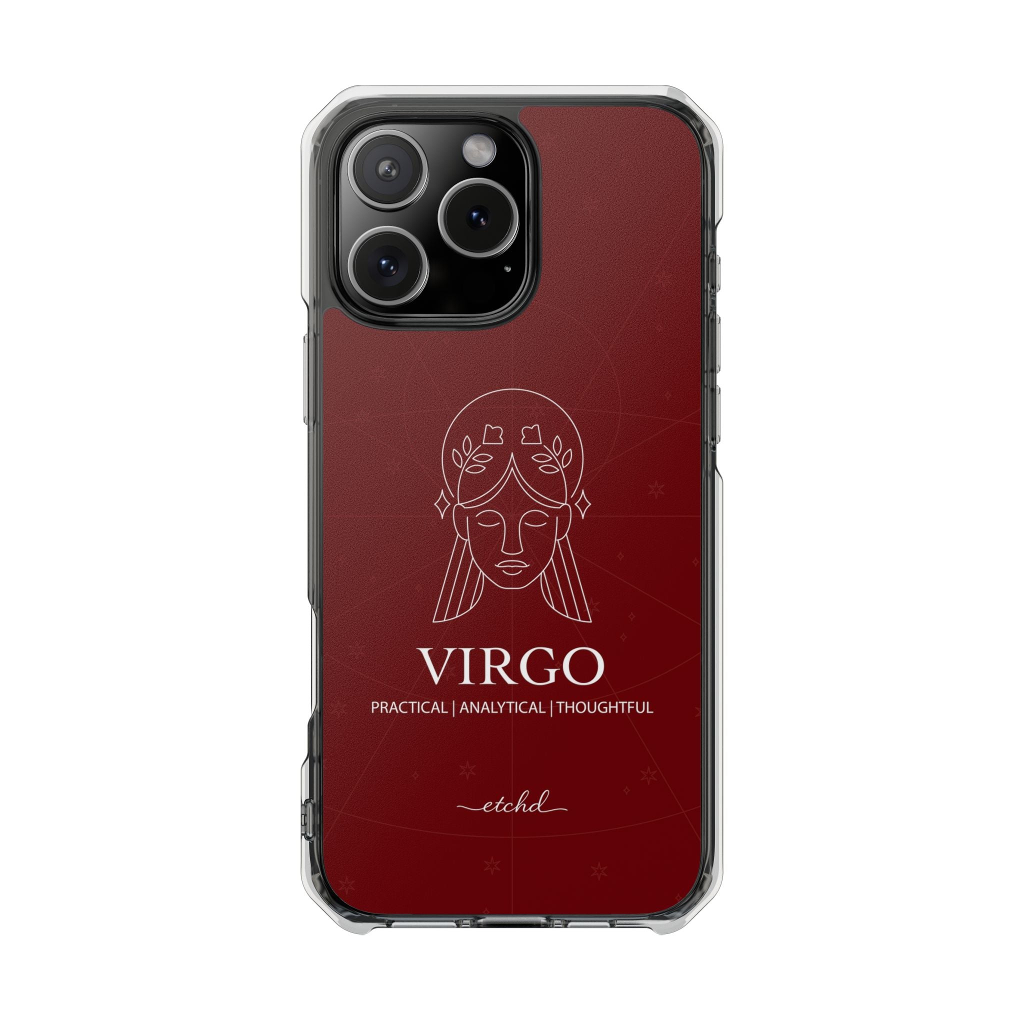 Virgo Clear Magnetic Phone Case – designer phone case by etchd