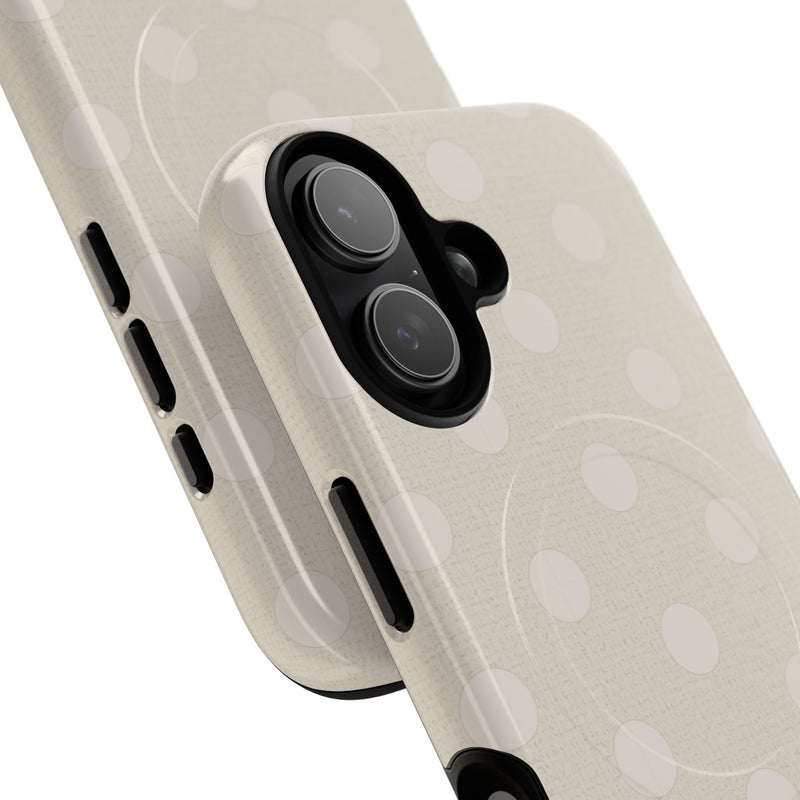 Neutral Polka Dot Magnetic Phone Case by etchd, view 87