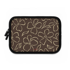 Butter & Brown Floral Custodia per laptop di etchd, vista 2