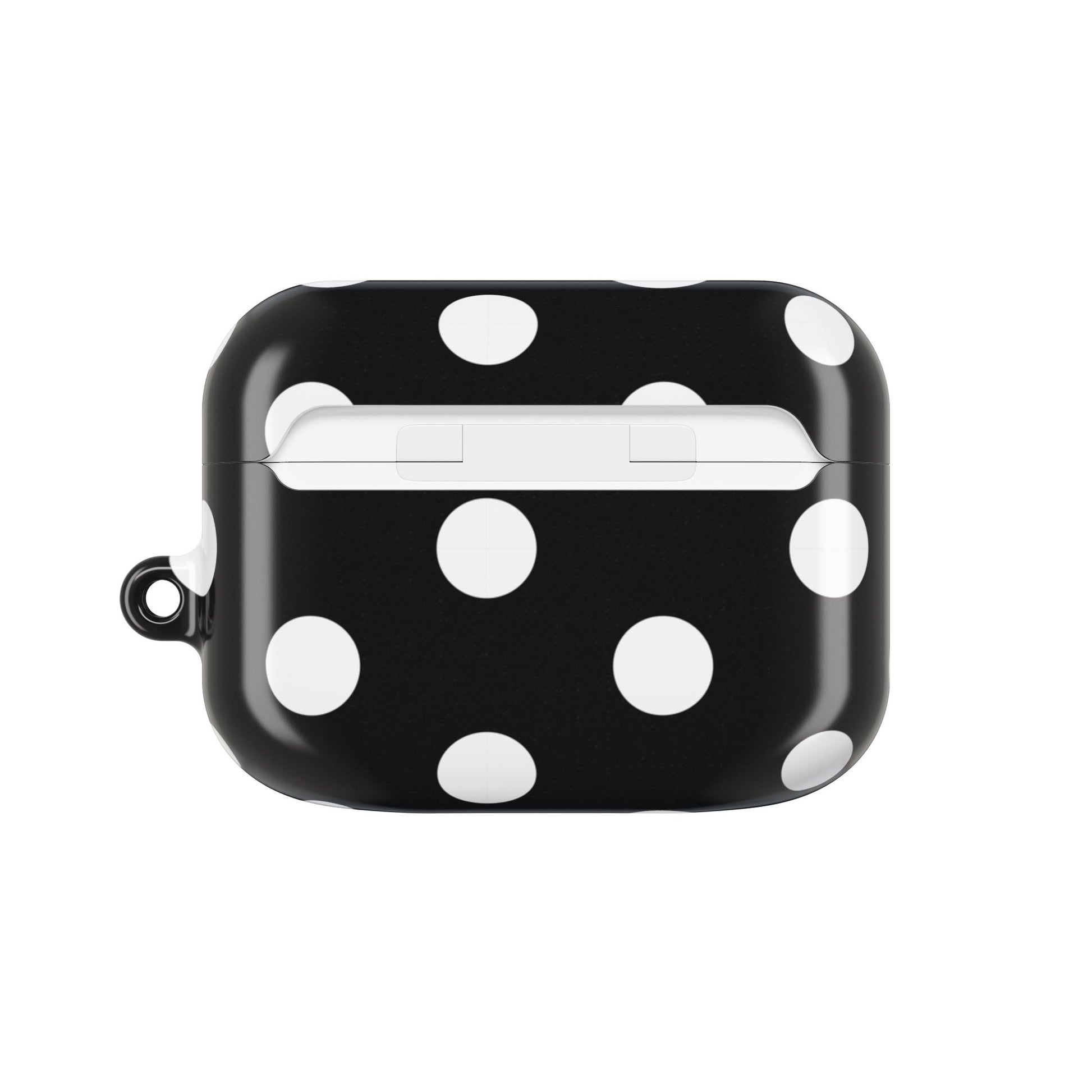 White & Black Polka Dot AirPod Case by etchd, view 7