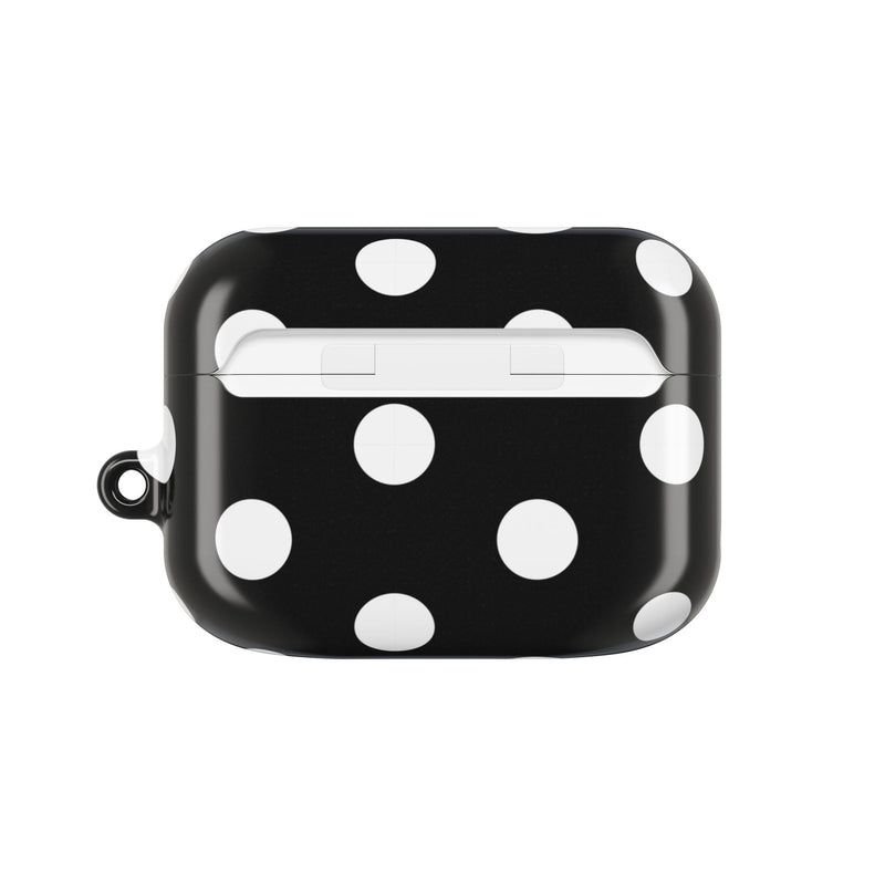 White & Black Polka Dot AirPod Case by etchd, view 7