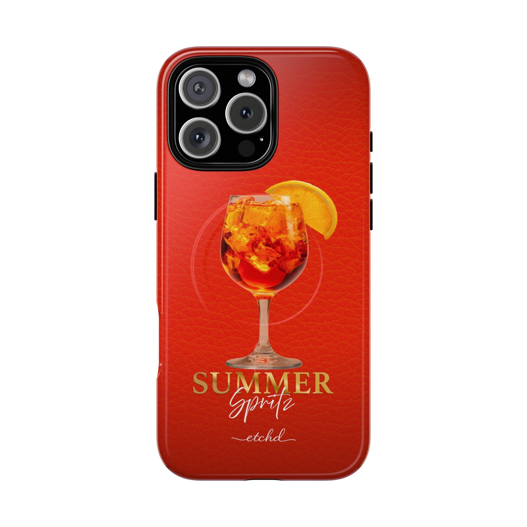 Summer Spritz v2 Magnetic Phone Case by etchd