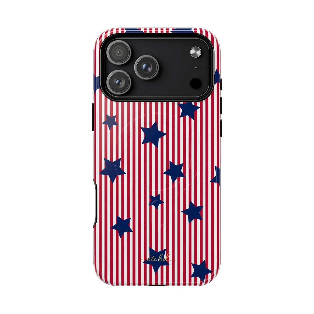 Red Stripes & Blue Stars Magnetic Phone Case by etchd, view 31