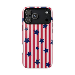 Red Stripes & Blue Stars Magnetic Phone Case by etchd, view 31