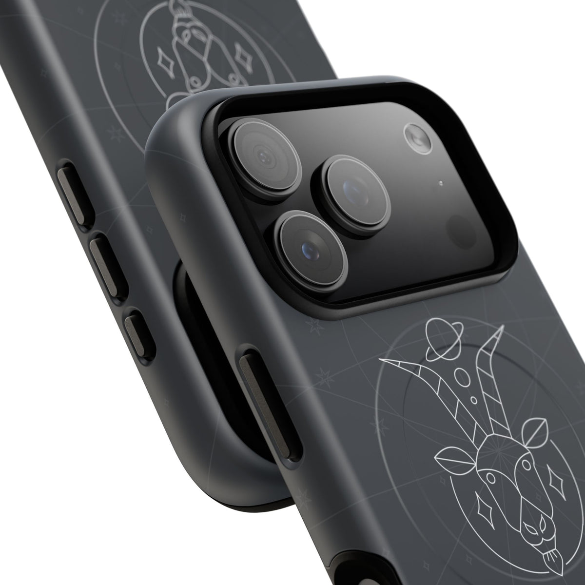 Capricorn Magnetic Phone Case by etchd, view 100