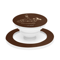 Ladies Espresso Phone Grip And Stand by etchd