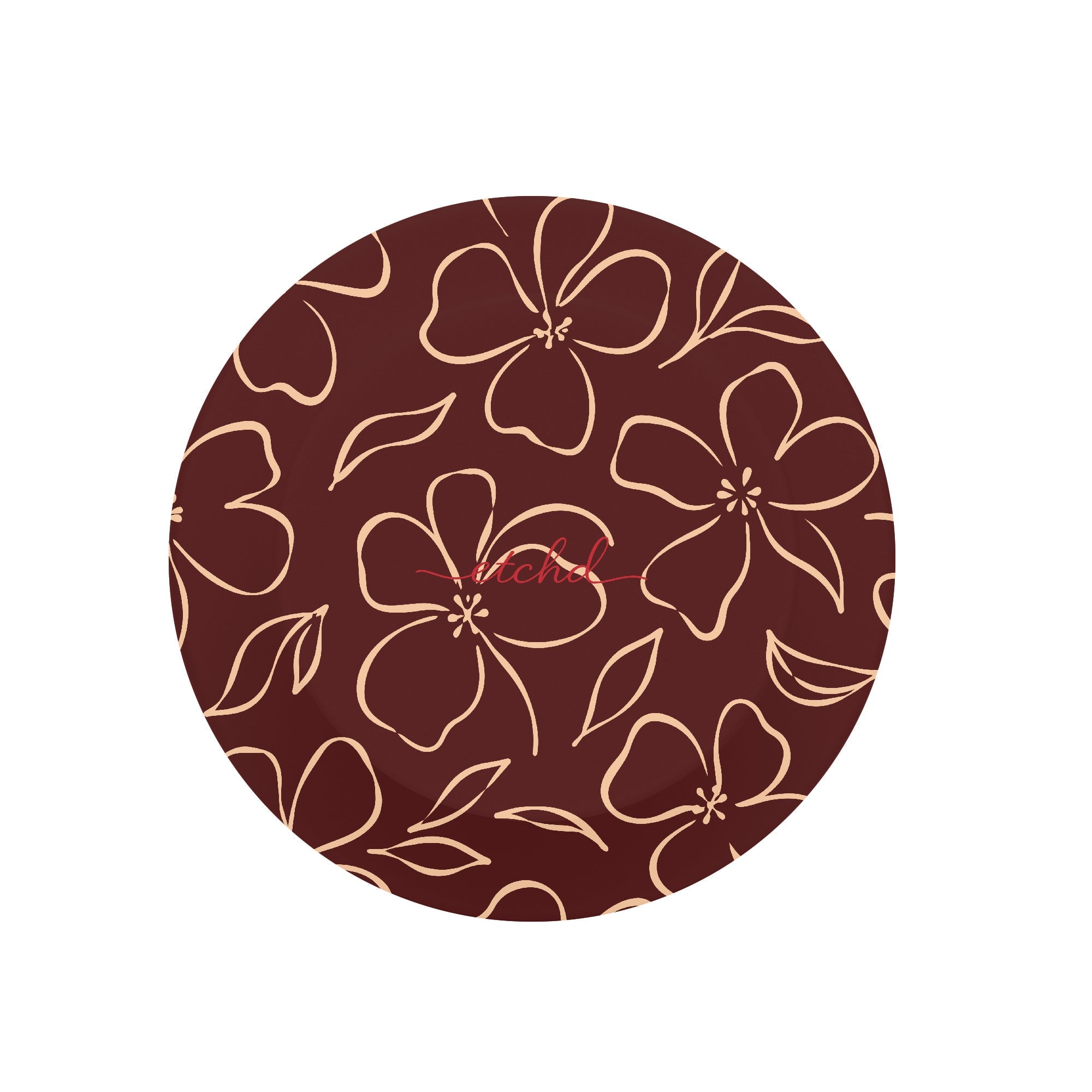 Cherry & Peach Floral Phone Grip And Stand by etchd, view 2