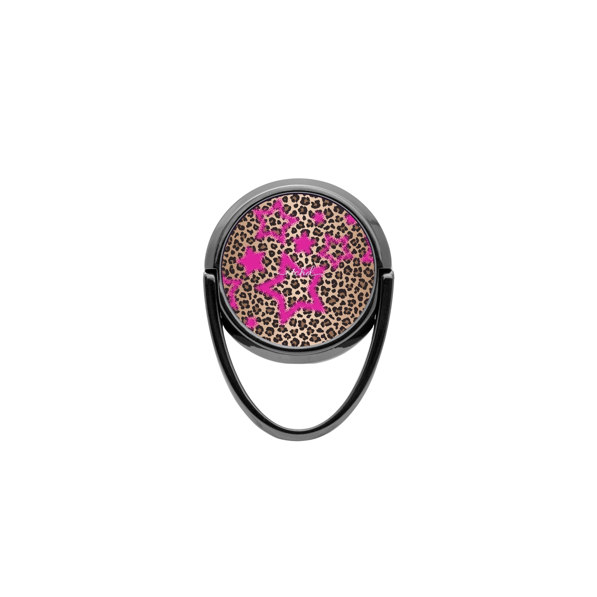 Y2K Leopard Phone Ring Holder by etchd, view 4