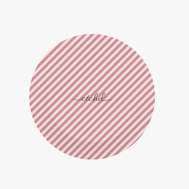 Blush & Cream Striped Diagonal Phone Grip And Stand-zoom-