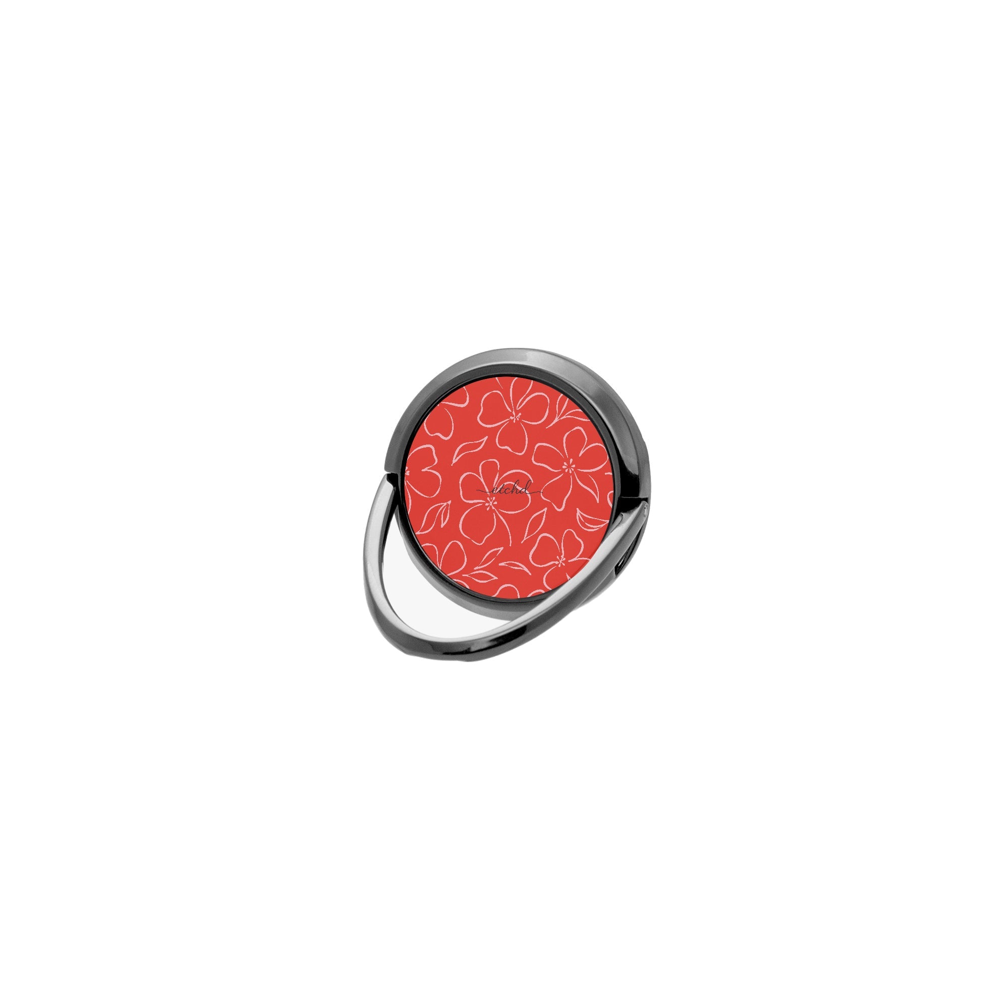 Poppy & Blush Floral Anillo soporte para móvil de etchd